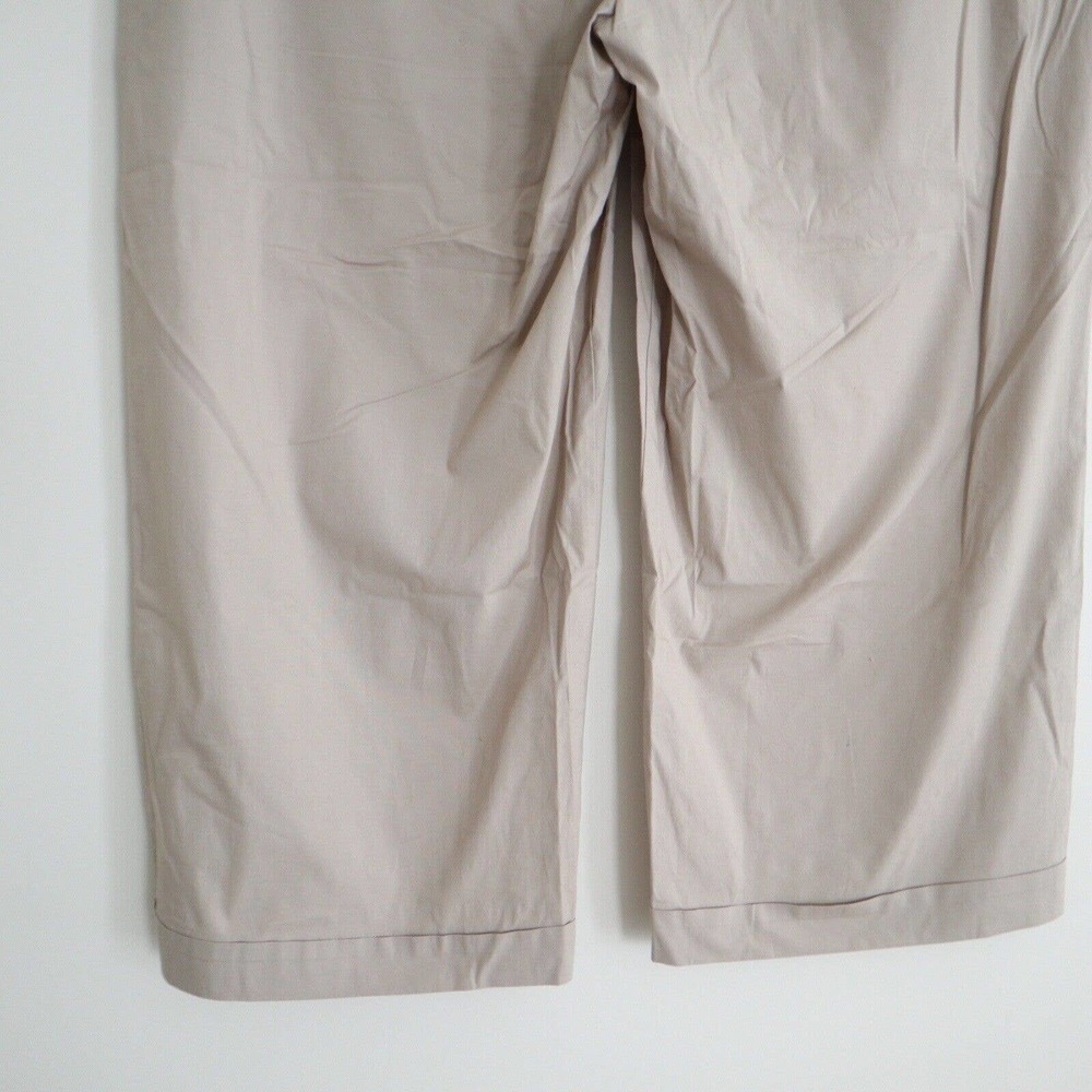 Eileen Fisher Light Taupe Cropped Wide-Leg Pants NWT - Picture 11 of 12